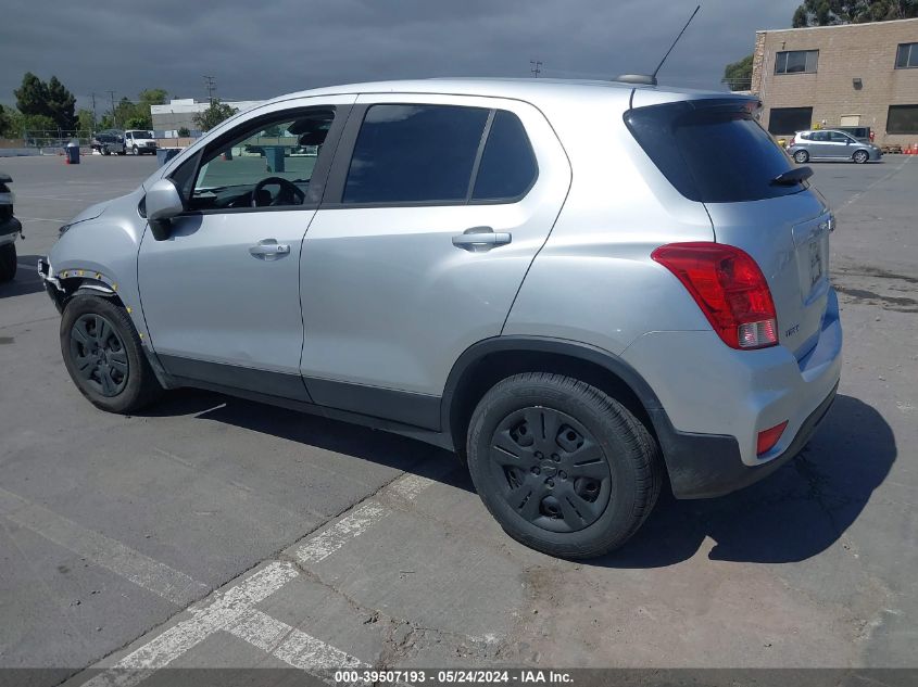 2018 Chevrolet Trax Ls VIN: KL7CJKSB1JB721418 Lot: 39507193