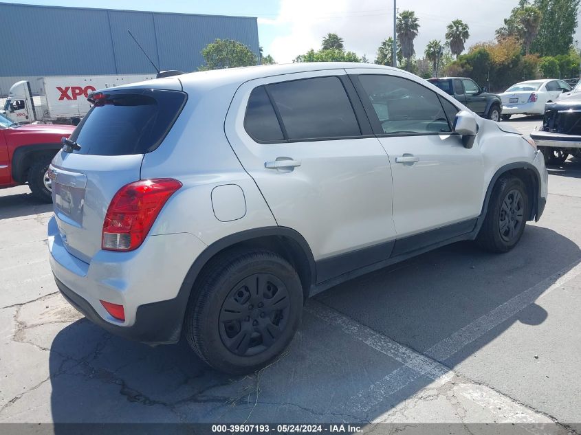 2018 Chevrolet Trax Ls VIN: KL7CJKSB1JB721418 Lot: 39507193