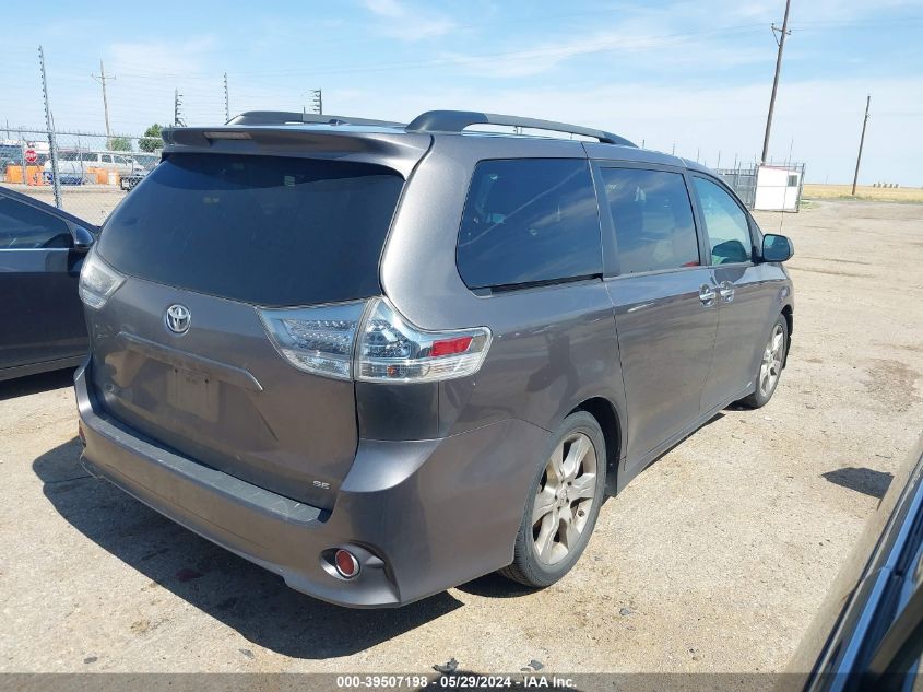 2013 Toyota Sienna Se 8 Passenger VIN: 5TDXK3DC3DS366388 Lot: 39507198