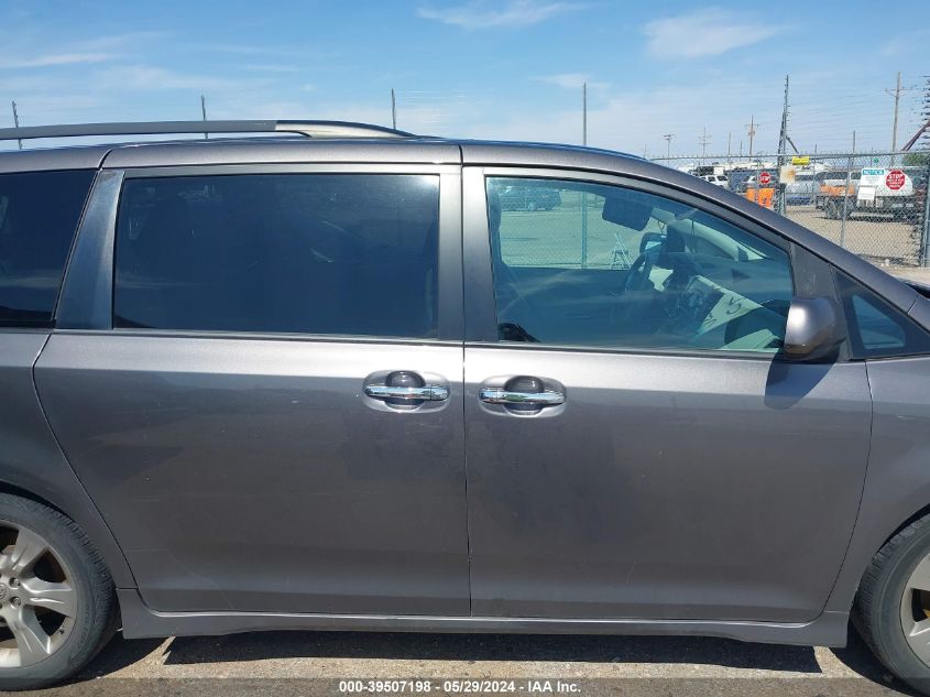 2013 Toyota Sienna Se 8 Passenger VIN: 5TDXK3DC3DS366388 Lot: 39507198