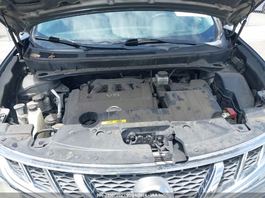 2013 Nissan Murano Sl VIN: JN8AZ1MU2DW212189 Lot: 39507202