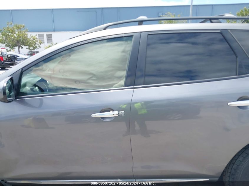 2013 Nissan Murano Sl VIN: JN8AZ1MU2DW212189 Lot: 39507202