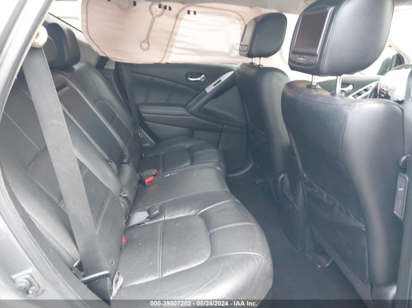 2013 Nissan Murano Sl VIN: JN8AZ1MU2DW212189 Lot: 39507202