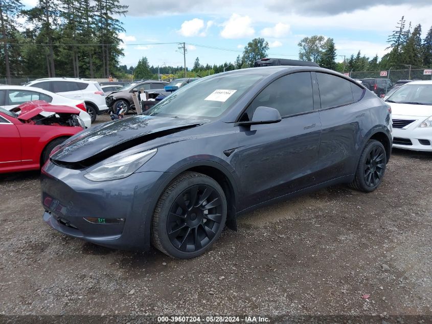 2023 TESLA MODEL Y AWD/LONG RANGE DUAL MOTOR ALL-WHEEL DRIVE - 7SAYGDEE6PF863412