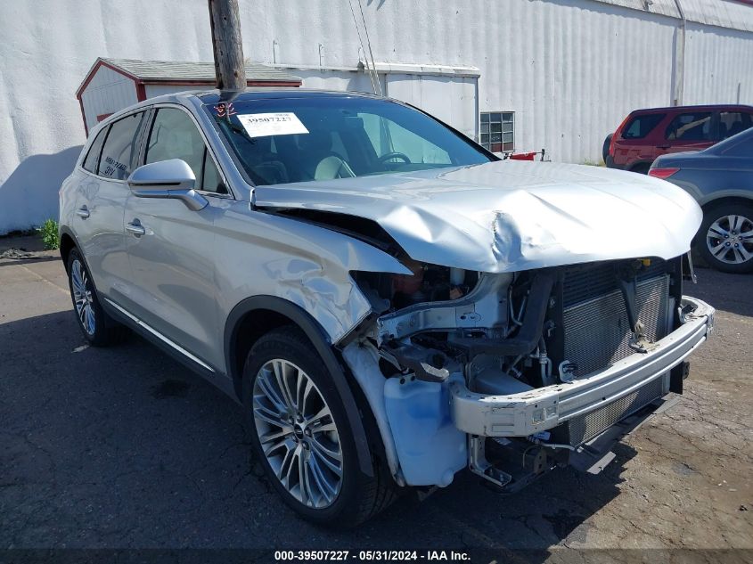 2018 Lincoln Mkx Reserve VIN: 2LMPJ8LR3JBL18019 Lot: 39507227