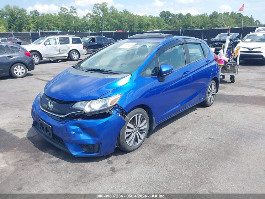 2015 Honda Fit Ex/Ex-L VIN: 3HGGK5H86FM710253 Lot: 39507234