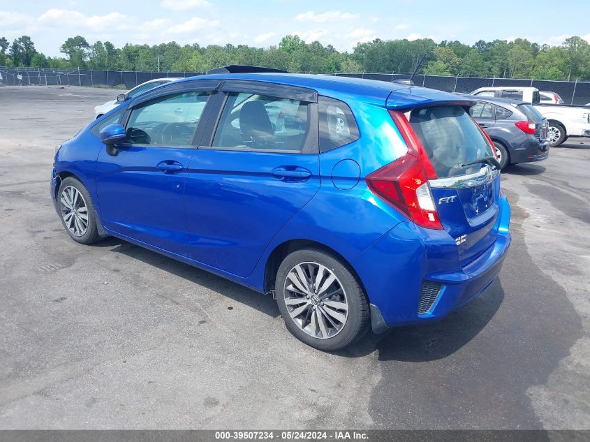 2015 Honda Fit Ex/Ex-L VIN: 3HGGK5H86FM710253 Lot: 39507234