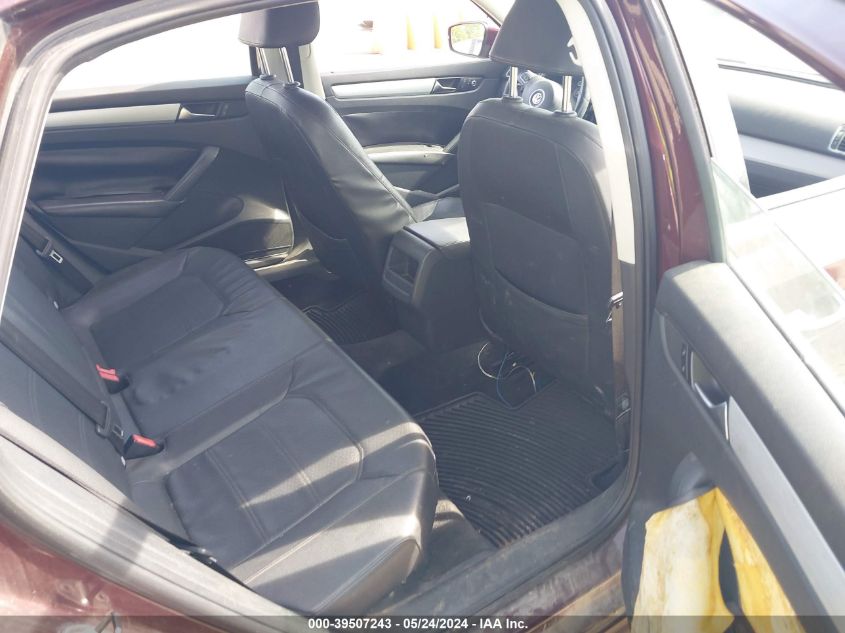 2012 Volkswagen Passat 2.5L Se VIN: 1VWBH7A31CC078211 Lot: 39507243