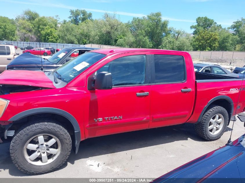 2011 Nissan Titan Pro-4X VIN: 1N6BA0EC8BN321943 Lot: 39507251