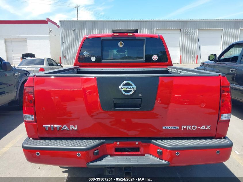 2011 Nissan Titan Pro-4X VIN: 1N6BA0EC8BN321943 Lot: 39507251