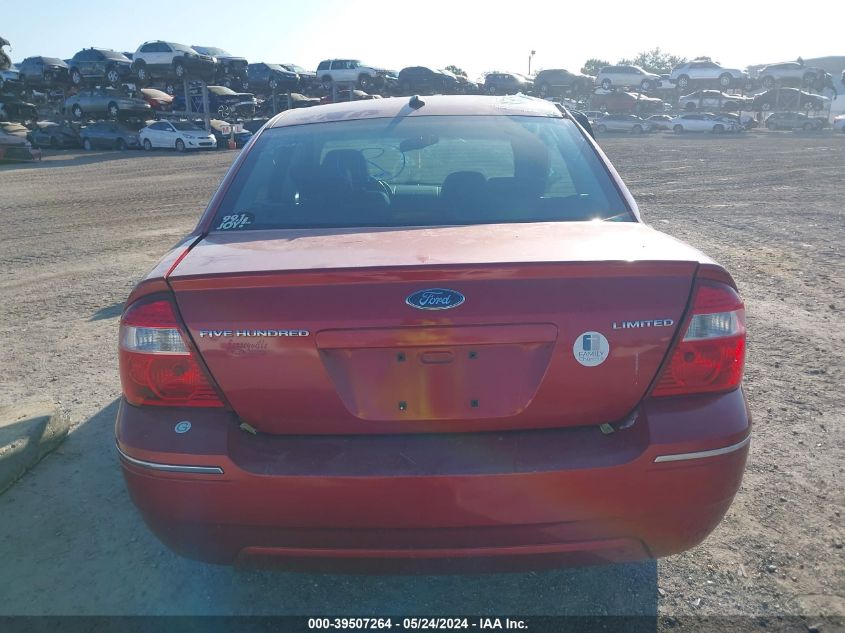 2007 Ford Five Hundred Limited VIN: 1FAFP25147G113329 Lot: 39507264