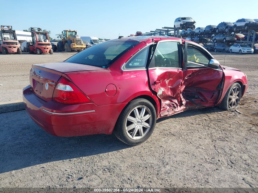 2007 Ford Five Hundred Limited VIN: 1FAFP25147G113329 Lot: 39507264