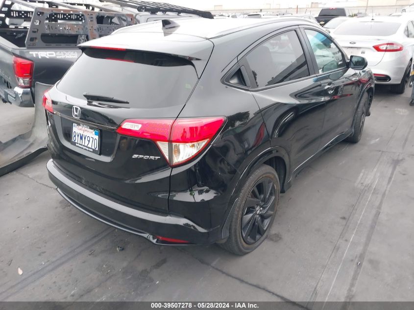 2022 Honda Hr-V Sport VIN: 3CZRU5H18NM705052 Lot: 39507278