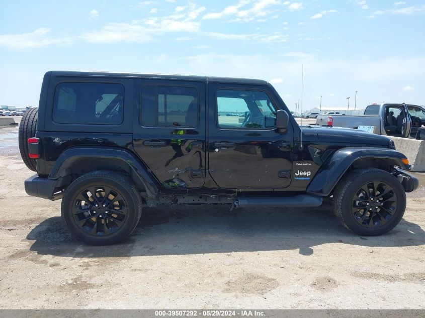 2021 Jeep Wrangler 4Xe Unlimited Sahara 4X4 VIN: 1C4JJXP67MW782157 Lot: 39507292