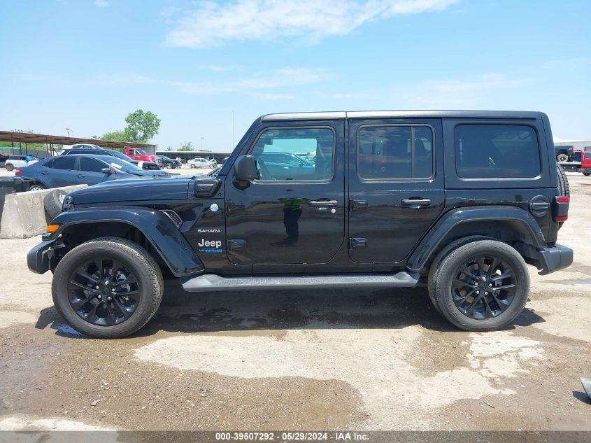 2021 Jeep Wrangler 4Xe Unlimited Sahara 4X4 VIN: 1C4JJXP67MW782157 Lot: 39507292