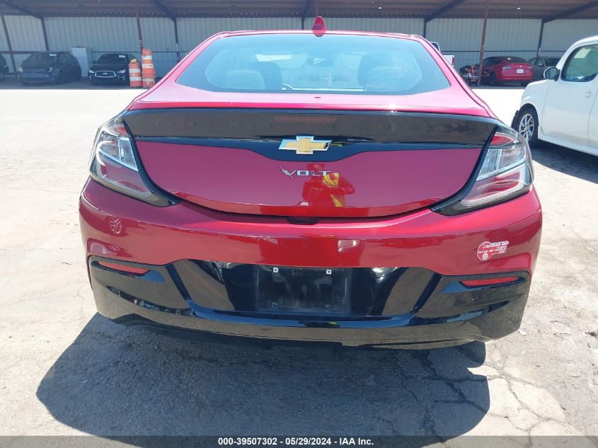 2018 Chevrolet Volt Lt VIN: 1G1RC6S56JU155486 Lot: 39507302