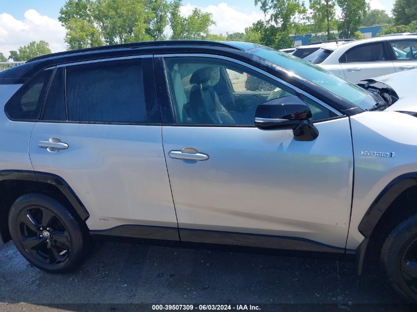 2020 Toyota Rav4 Xse Hybrid VIN: JTMEWRFV3LJ037246 Lot: 39507309