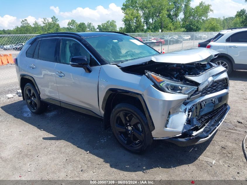 2020 Toyota Rav4 Xse Hybrid VIN: JTMEWRFV3LJ037246 Lot: 39507309