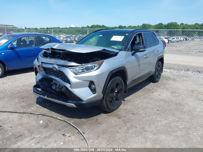 2020 Toyota Rav4 Xse Hybrid VIN: JTMEWRFV3LJ037246 Lot: 39507309