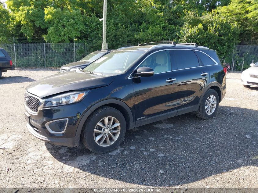 2016 Kia Sorento 3.3L Lx VIN: 5XYPGDA57GG103237 Lot: 39507346