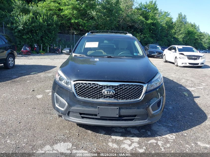 2016 Kia Sorento 3.3L Lx VIN: 5XYPGDA57GG103237 Lot: 39507346