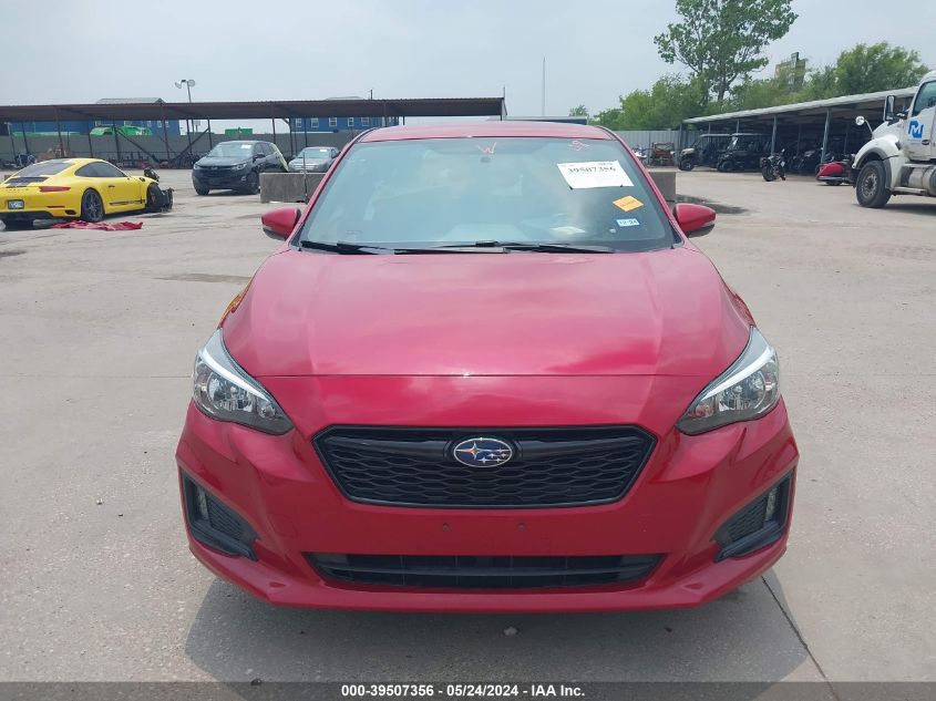 2019 Subaru Impreza 2.0I Sport VIN: 4S3GKAJ66K1602867 Lot: 39507356