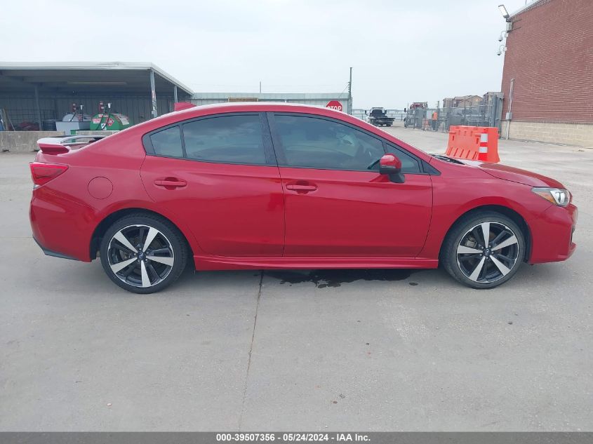 2019 Subaru Impreza 2.0I Sport VIN: 4S3GKAJ66K1602867 Lot: 39507356