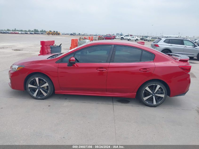 2019 Subaru Impreza 2.0I Sport VIN: 4S3GKAJ66K1602867 Lot: 39507356