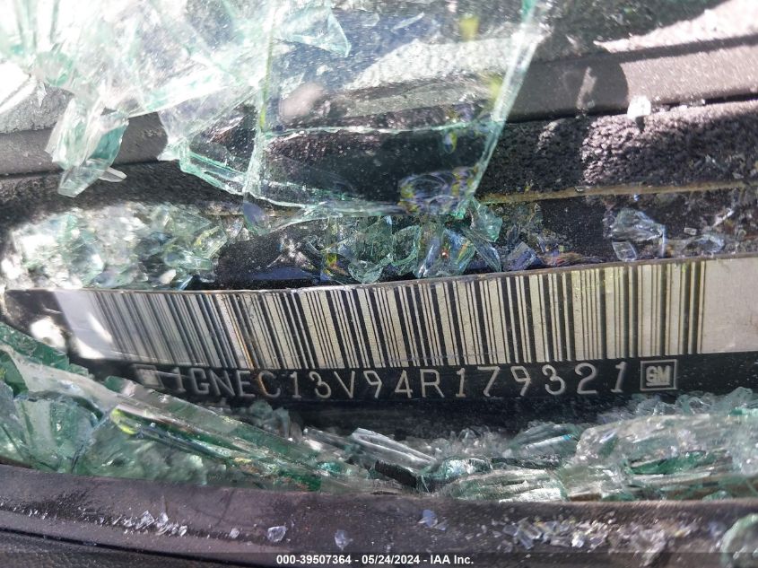 2004 Chevrolet Tahoe Ls VIN: 1GNEC13V94R179321 Lot: 39507364