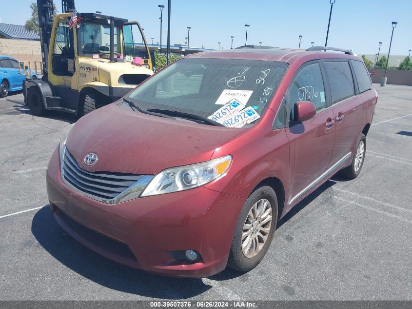 2017 Toyota Sienna Xle 8 Passenger VIN: 5TDYZ3DC2HS853507 Lot: 39507376