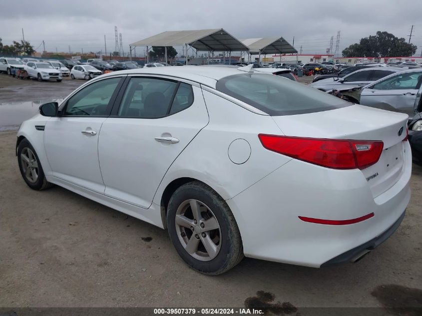 2015 Kia Optima Lx VIN: KNAGM4A74F5581209 Lot: 39507379