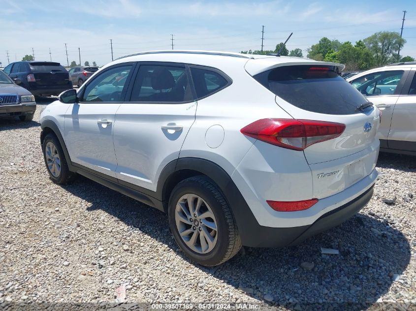 2016 Hyundai Tucson Se VIN: KM8J33A43GU061615 Lot: 39507389