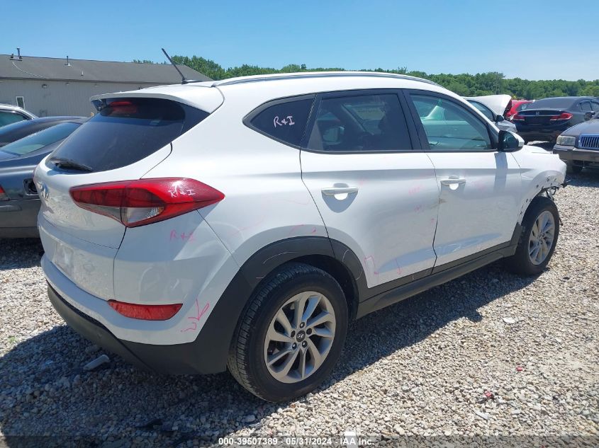 2016 Hyundai Tucson Se VIN: KM8J33A43GU061615 Lot: 39507389