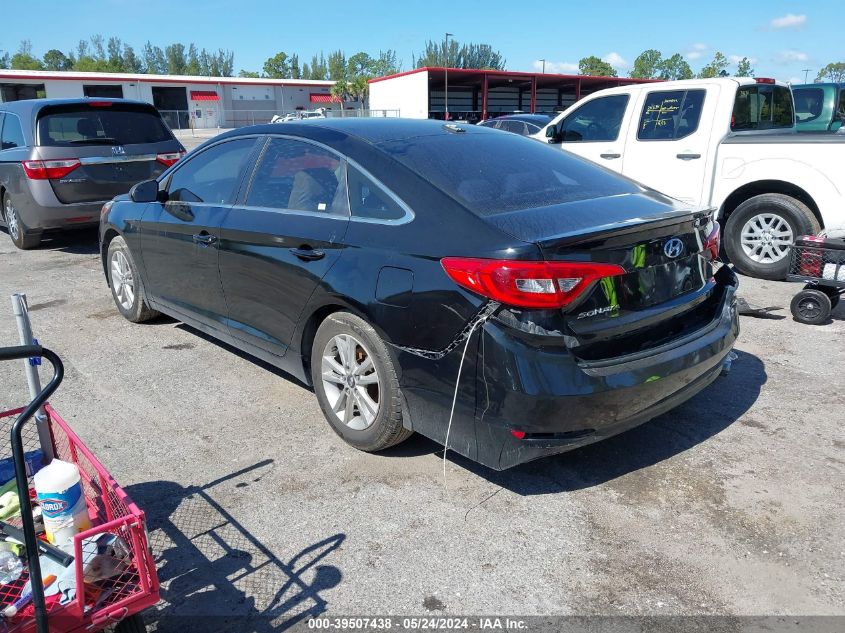 VIN 5NPE24AF7FH214134 2015 Hyundai Sonata, SE no.3