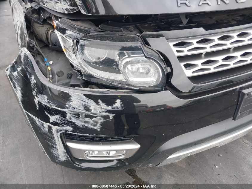 2014 Land Rover Range Rover Sport 3.0L V6 Supercharged Hse VIN: SALWR2WFXEA339267 Lot: 39507445