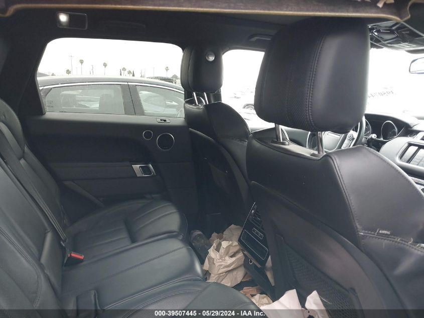 2014 Land Rover Range Rover Sport 3.0L V6 Supercharged Hse VIN: SALWR2WFXEA339267 Lot: 39507445