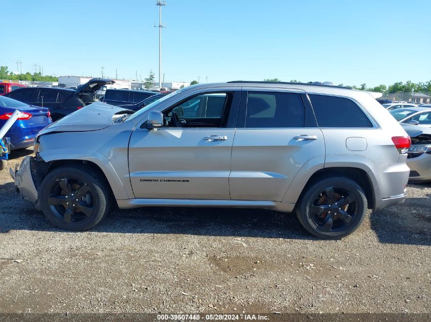 2016 Jeep Grand Cherokee Overland VIN: 1C4RJFCG2GC389376 Lot: 39507448