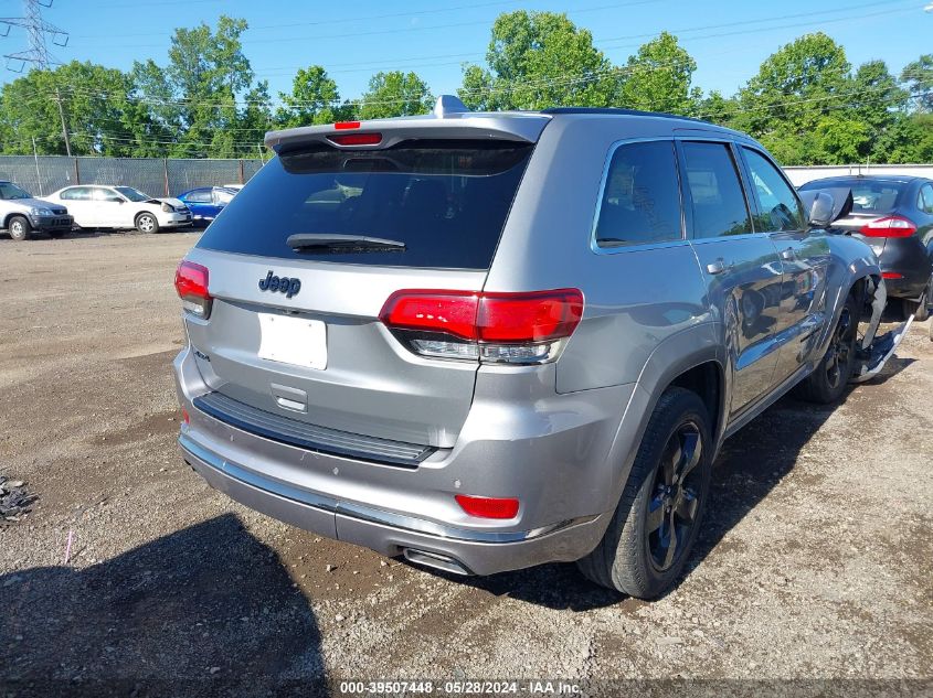 2016 Jeep Grand Cherokee Overland VIN: 1C4RJFCG2GC389376 Lot: 39507448