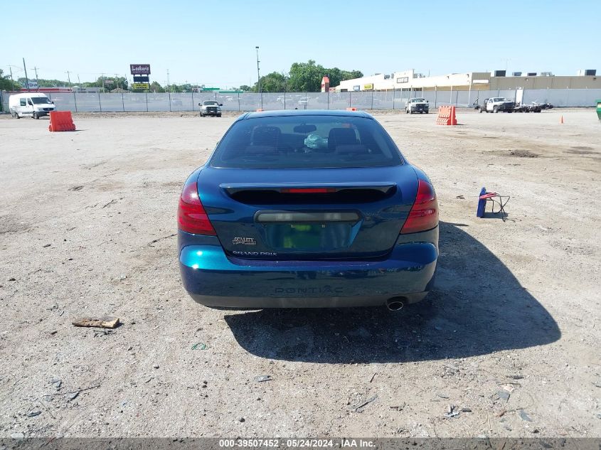 2005 Pontiac Grand Prix VIN: 2G2WP522851282325 Lot: 39507452