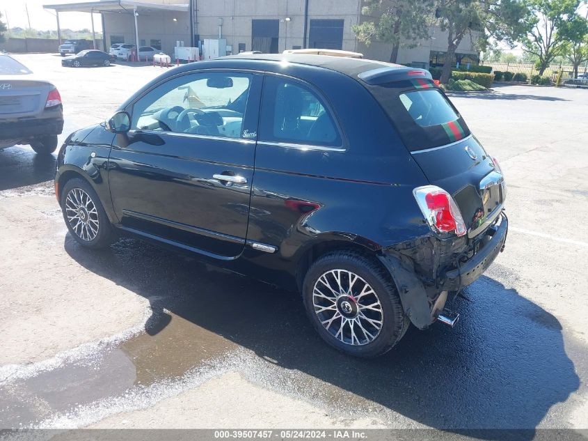 2013 Fiat 500C Gucci VIN: 3C3CFFER4DT713065 Lot: 39507457