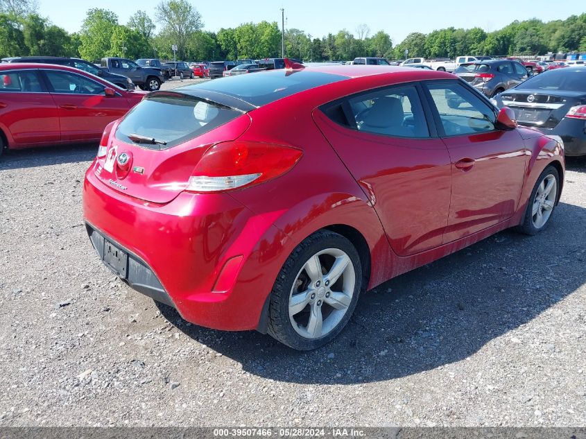 2012 Hyundai Veloster VIN: KMHTC6AD8CU074445 Lot: 39507466