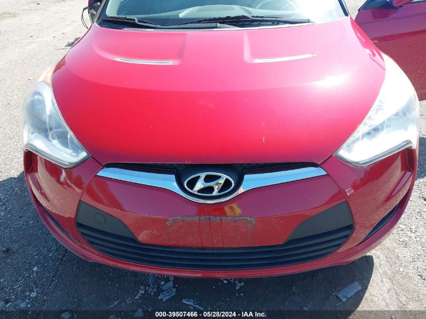 2012 Hyundai Veloster VIN: KMHTC6AD8CU074445 Lot: 39507466