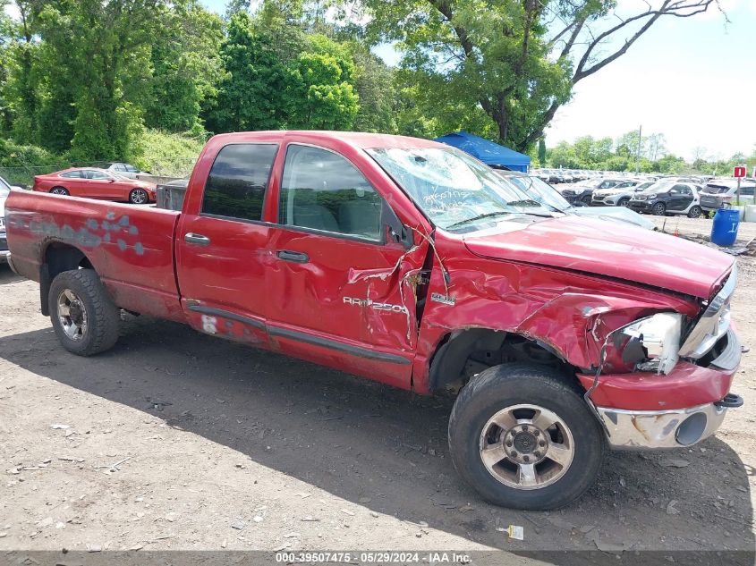 2006 Dodge Ram 2500 Slt/Sport VIN: 1D7KS28D36J200059 Lot: 39507475