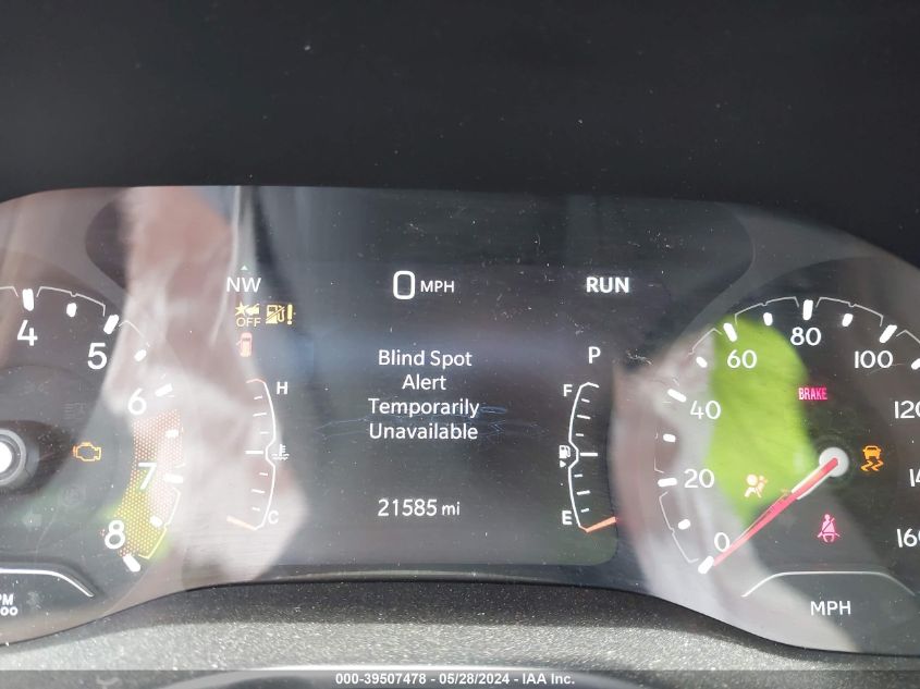 2022 Jeep Compass Latitude Fwd VIN: 3C4NJCBB5NT106490 Lot: 39507478