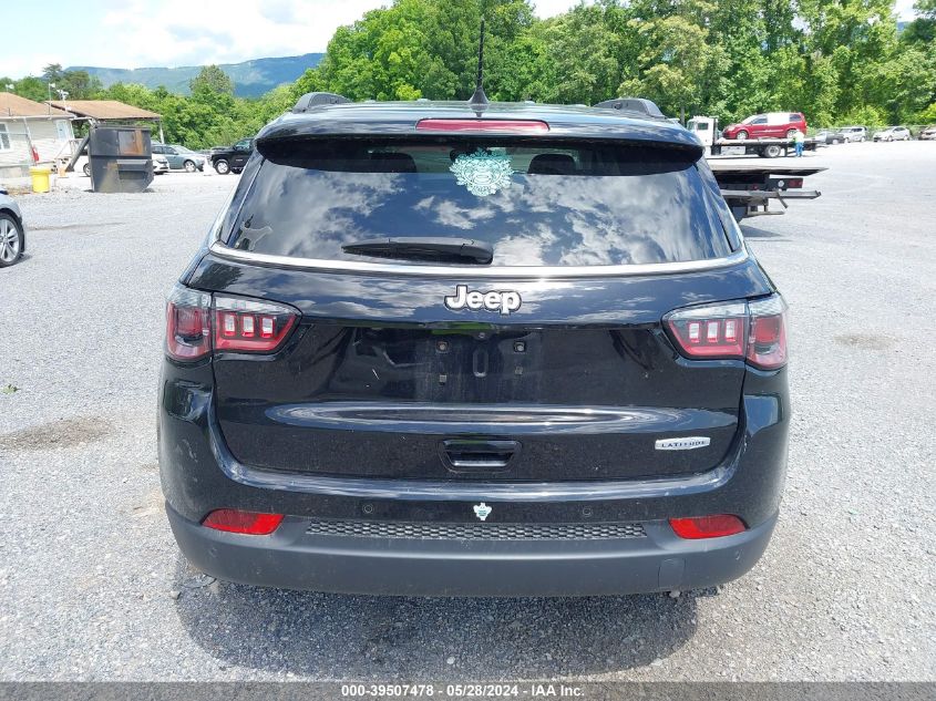 2022 Jeep Compass Latitude Fwd VIN: 3C4NJCBB5NT106490 Lot: 39507478