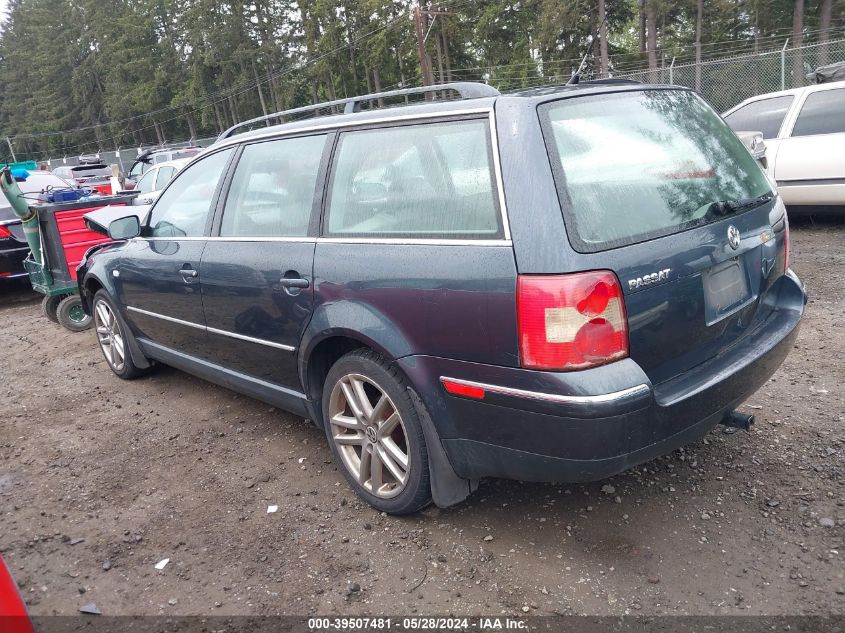 2003 Volkswagen Passat Gls VIN: WVWVD63B63E460832 Lot: 39507481