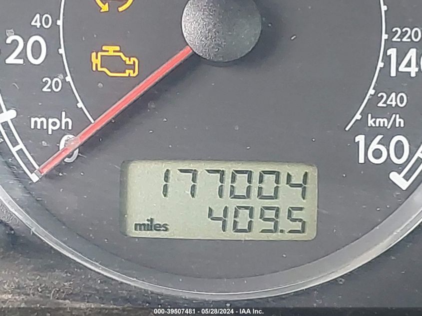 2003 Volkswagen Passat Gls VIN: WVWVD63B63E460832 Lot: 39507481