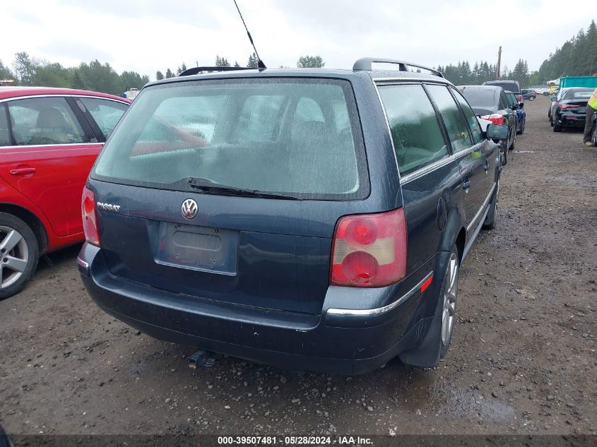 2003 Volkswagen Passat Gls VIN: WVWVD63B63E460832 Lot: 39507481