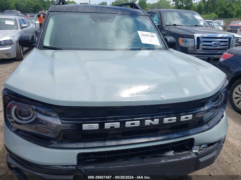 2022 Ford Bronco Sport Outer Banks VIN: 3FMCR9C68NRE25766 Lot: 39507487