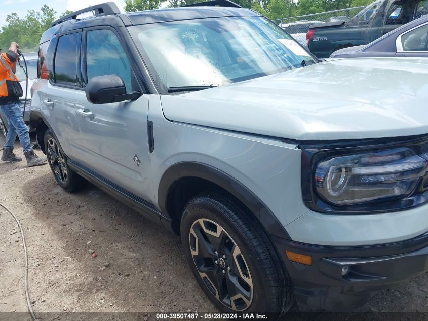 2022 Ford Bronco Sport Outer Banks VIN: 3FMCR9C68NRE25766 Lot: 39507487